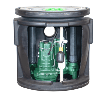 sump pump pit cutaway